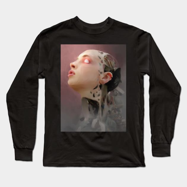 Junk Girl Long Sleeve T-Shirt by crowjandesigns